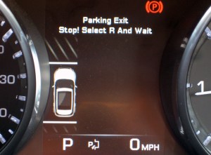 Range Rover Evoque Park Assist - Exit