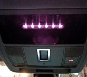 Range Rover Evoque overhead console 2014 infra red