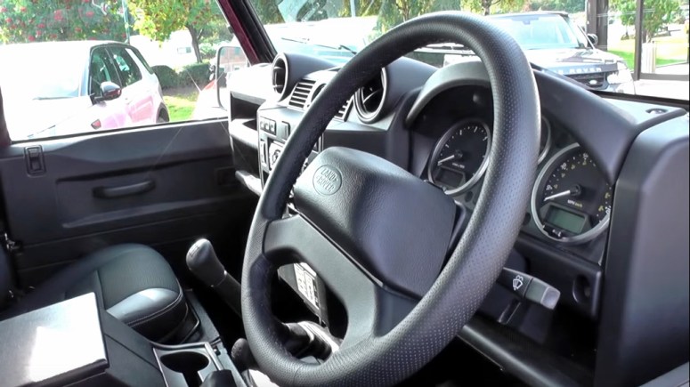 LR Defender Interior front