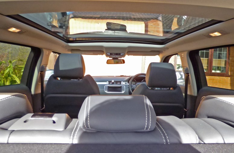 Range Rover Evoque rear view