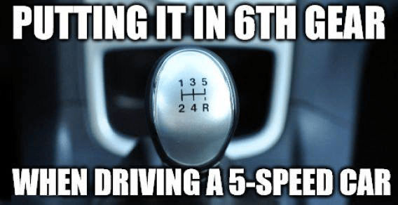 6 gear in 5th