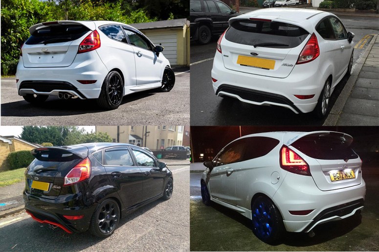 Ford Fiesta ST diffuser on Zetec S mod