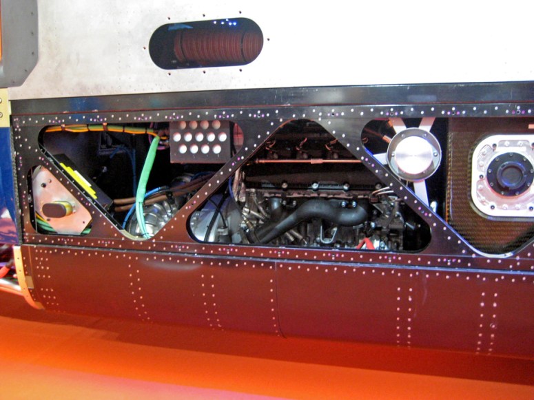 Bloodhound Jaguar engine