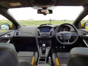Ford Focus ST dash yellow interior Tangerine Scream